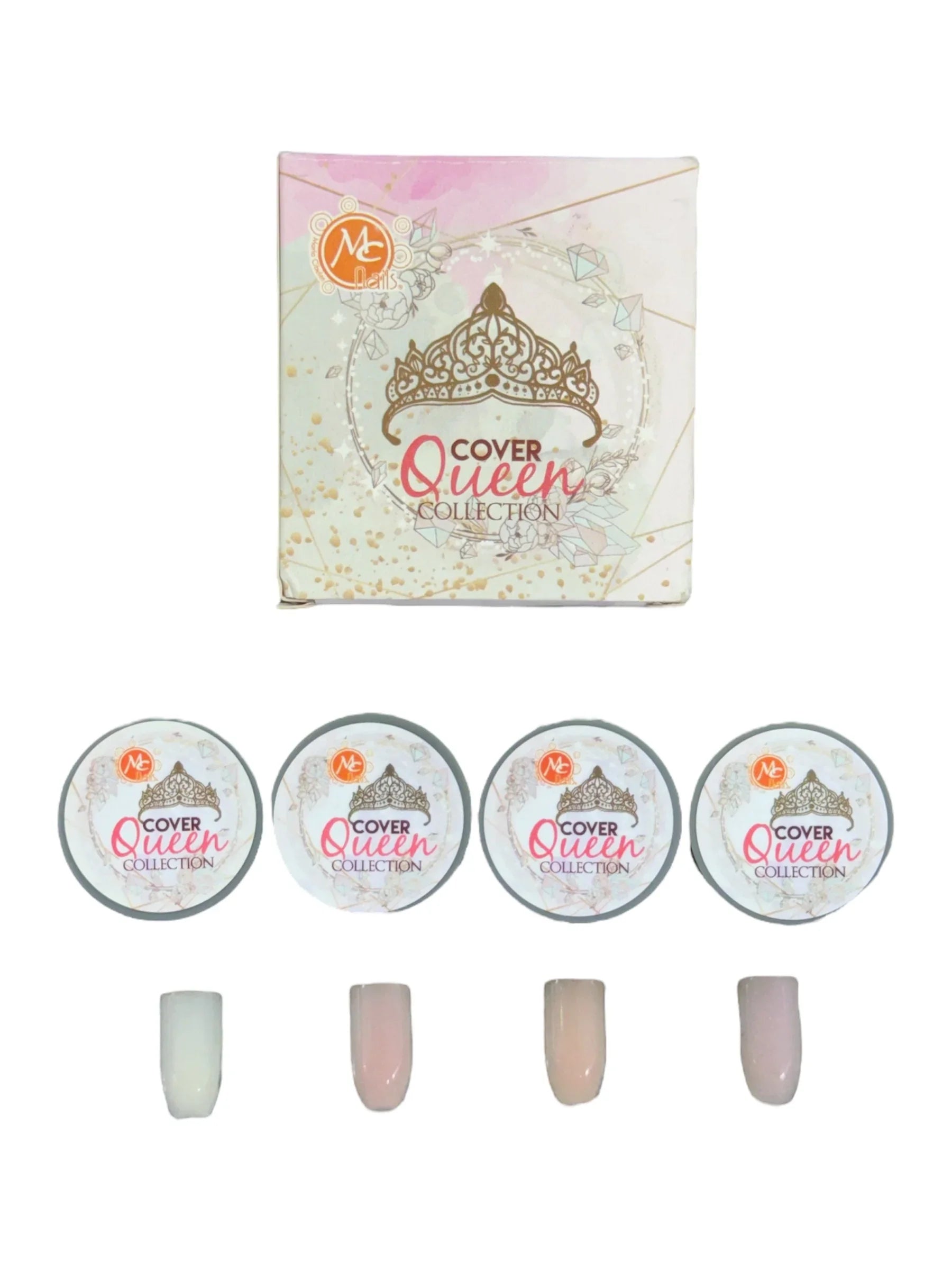 Acrílico Cover Queen Collection 4 pzas MC Nails