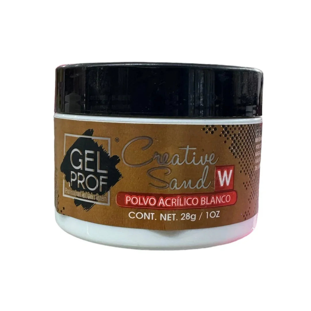 Acrílico Creative Sand Blanco 1 oz Gel Prof