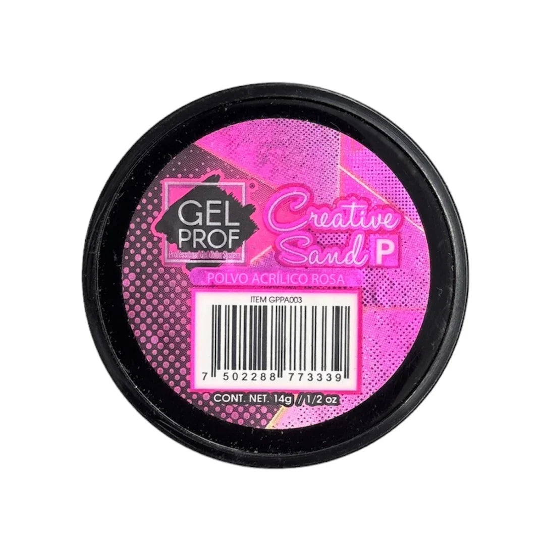 Acrílico Creative Sand Rosa 1/2 oz Gel Prof
