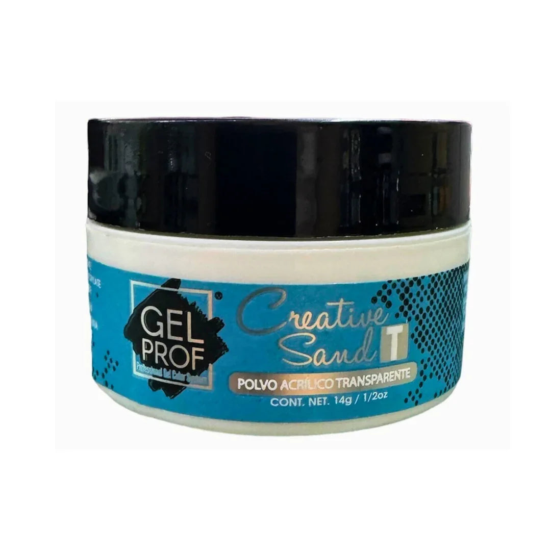 Acrílico Creative Sand Transparente  1/2 oz Gel Prof
