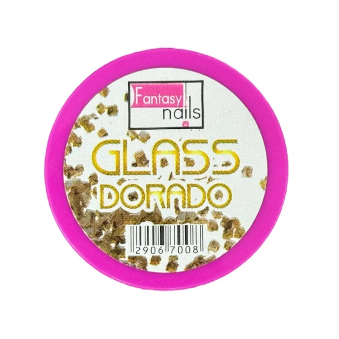 Acrílico Glass Dorado 1 Oz. Fantasy Nails