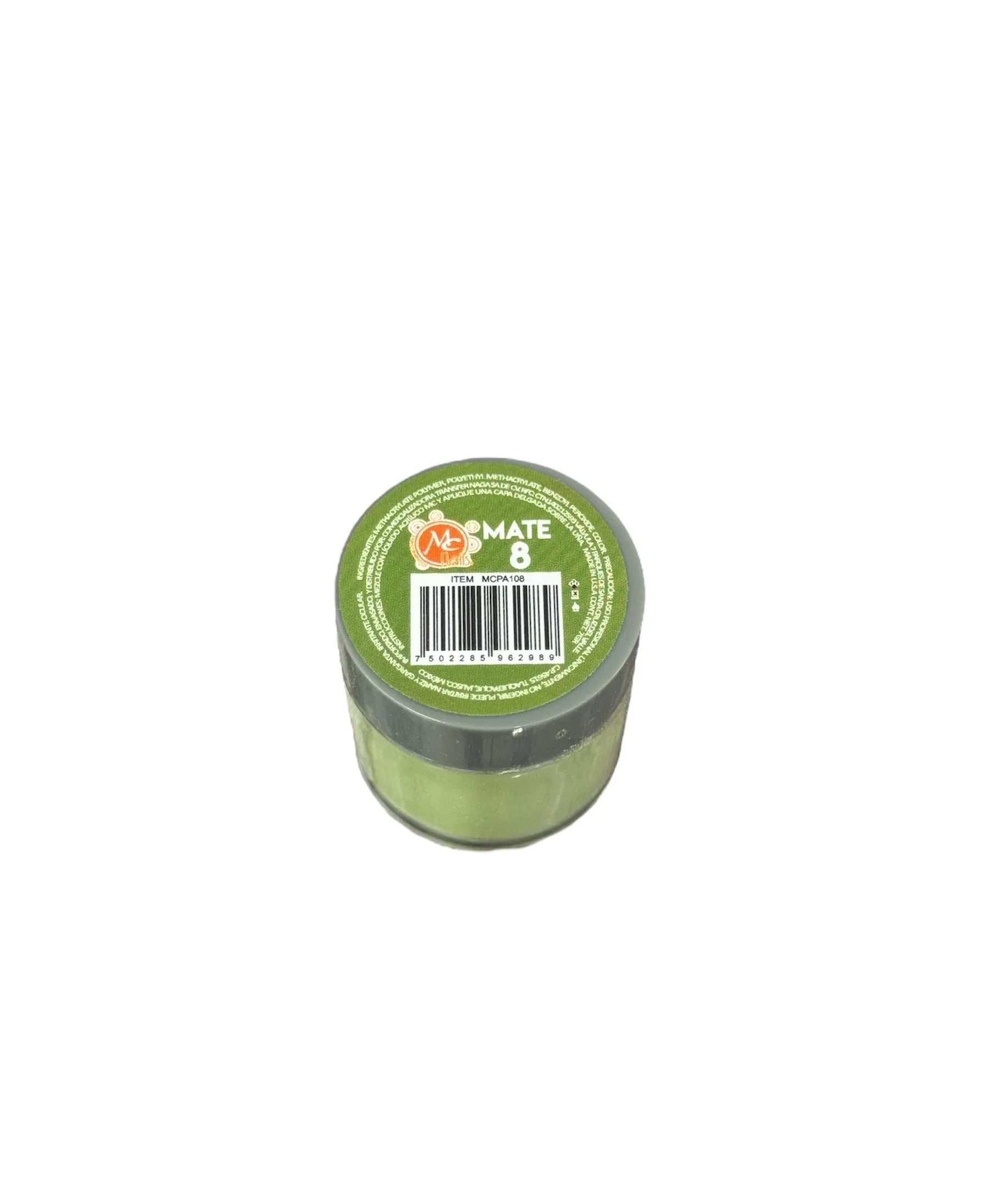 Acrílico Mate 7grs Army Green # 8 Mc Nails