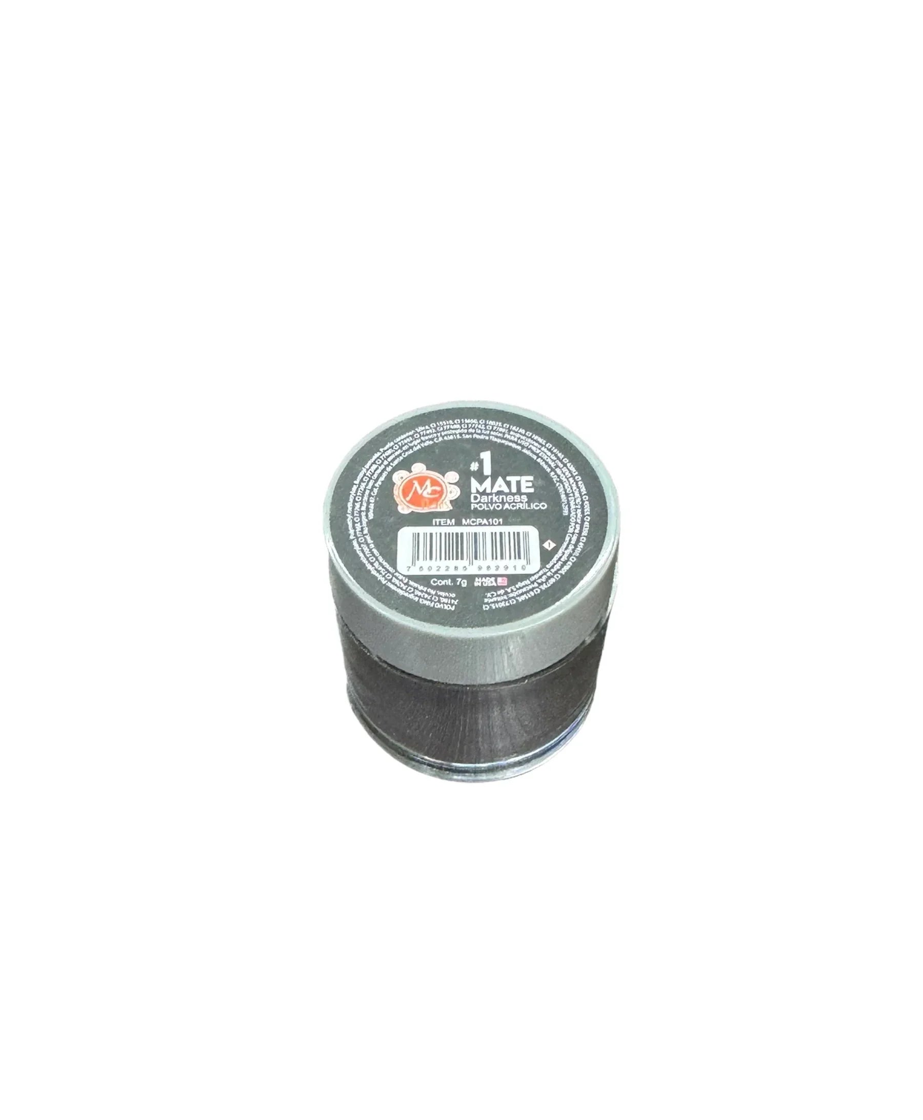 Acrílico Mate 7 grs Dark Kness # 1 Mc Nails