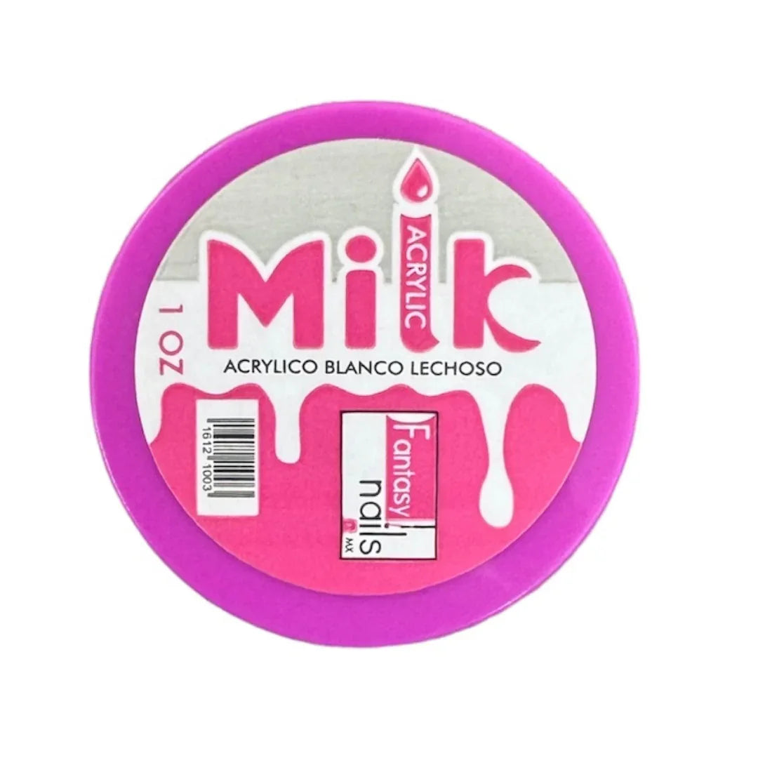 Acrílico Milk Blanco Lechoso Fantasy Nails