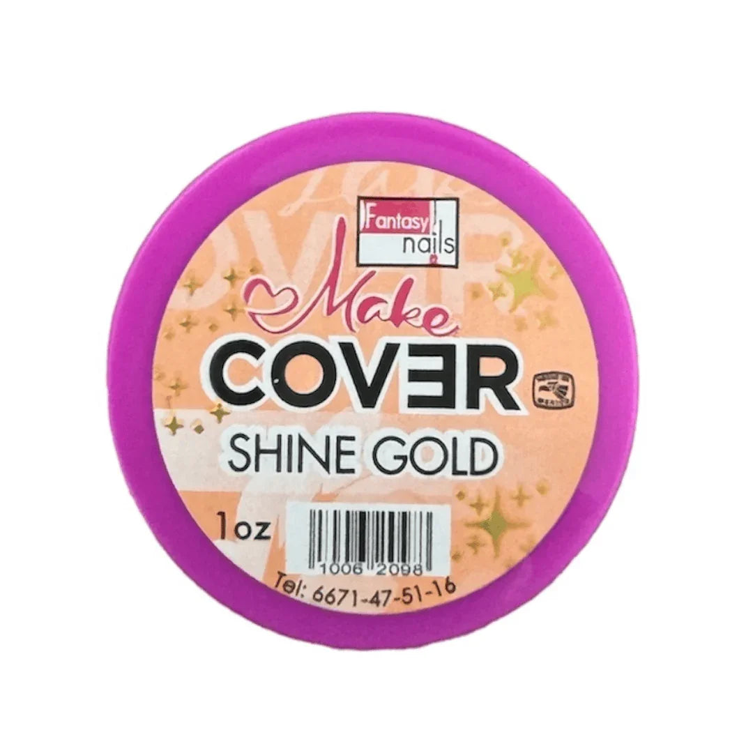 Acrílico Make Cover Shine Gold 1 oz Fantasy Nails