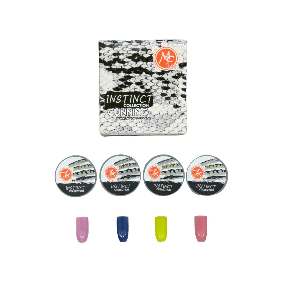 Acrílico Cunnig Collection  4 piezas Mc Nails
