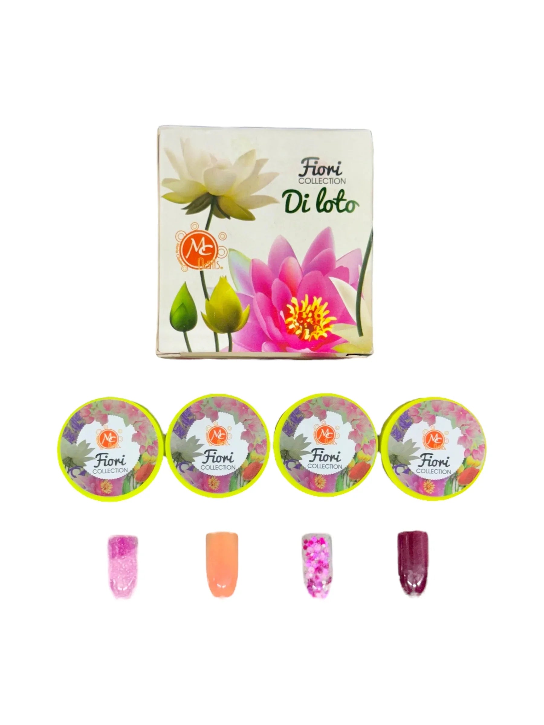 Acrílico Fiori Di Loto Collection 4 pzas Mc Nails