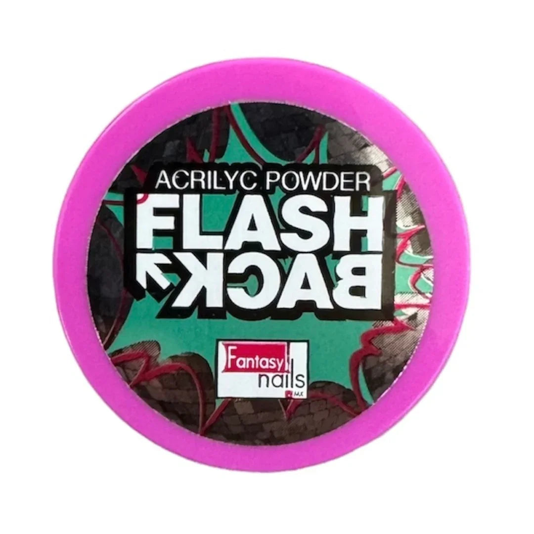 Acrílico Powder Flash Back Verde 1 oz Fantasy Nails