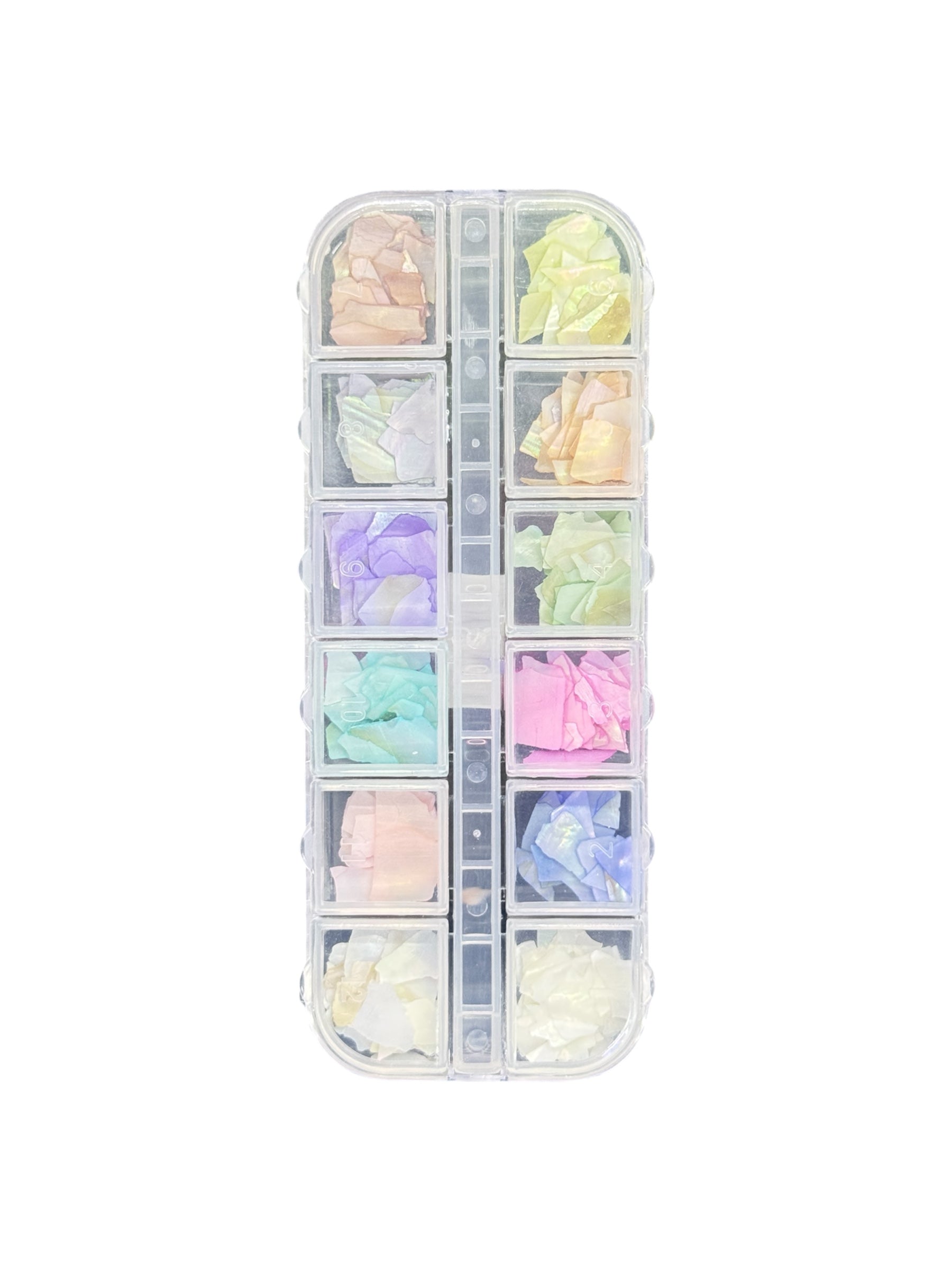 Concha Nacar 12 Tonos Pastel Fantasy Nails