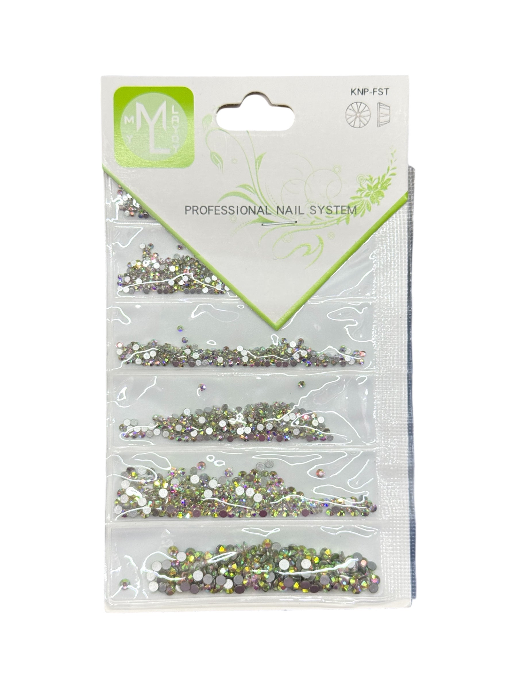 Piedra 6 Tamaños Tornasol ML Nails