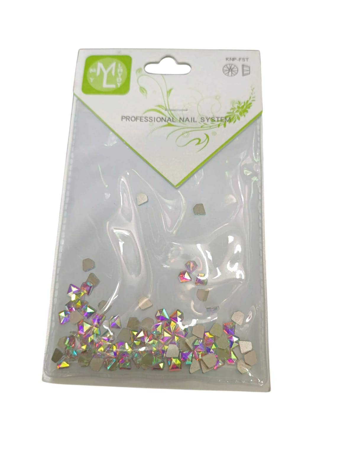 Piedra Diamante Plateado ML Nails