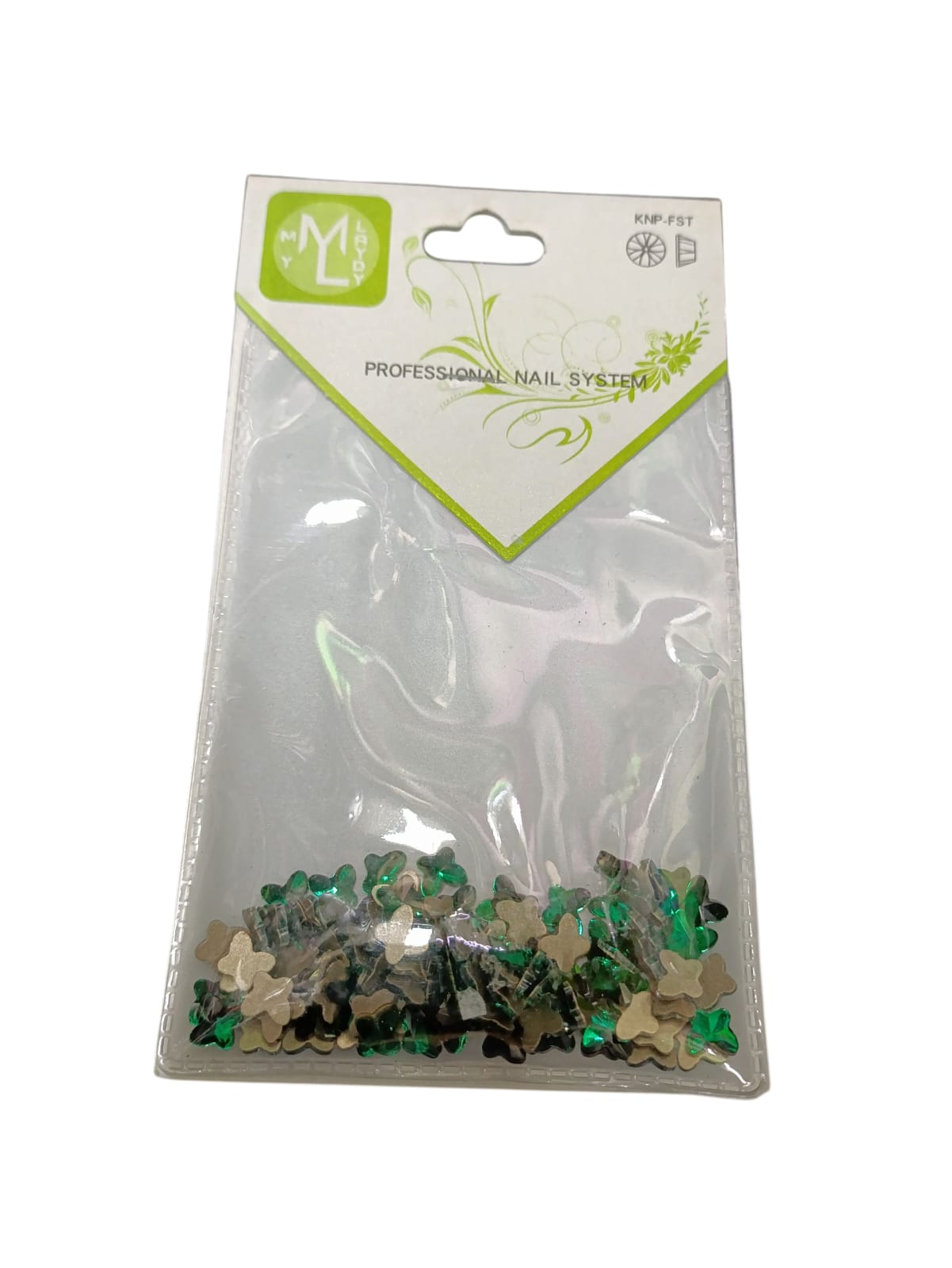 Piedra Mariposa Verde ML Nails