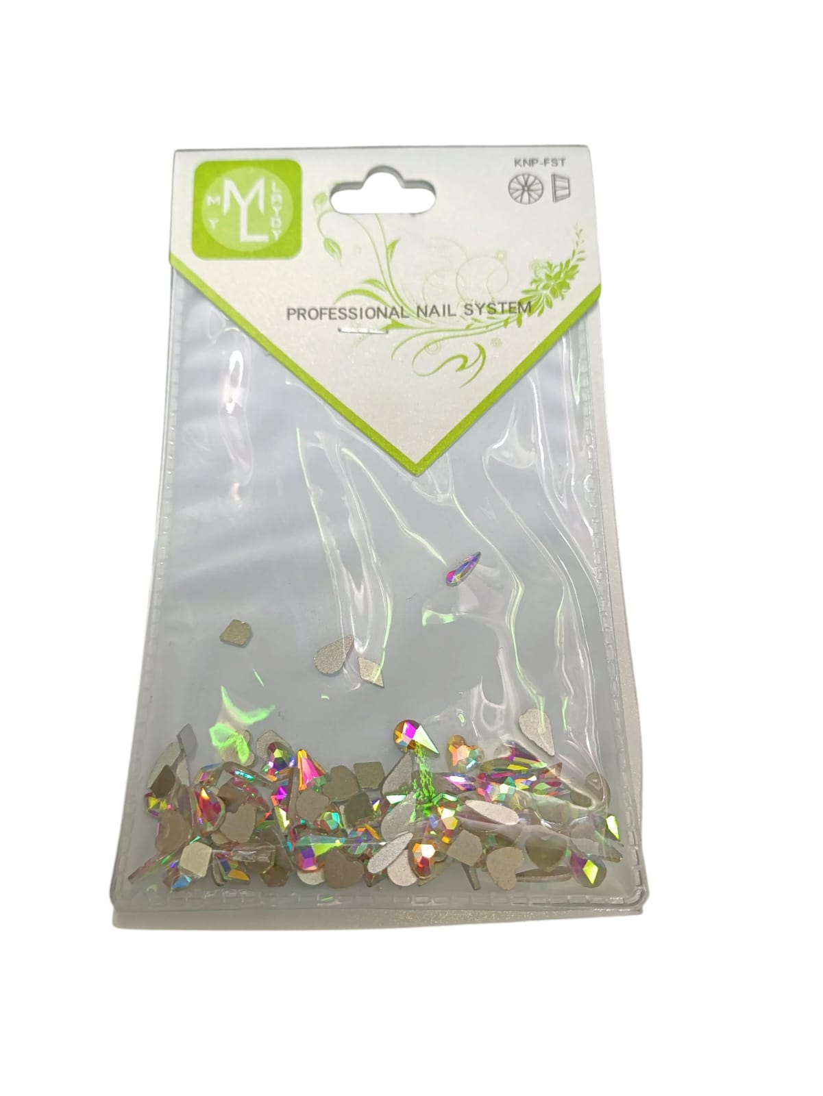 Piedra MIxta Plateado ML Nails