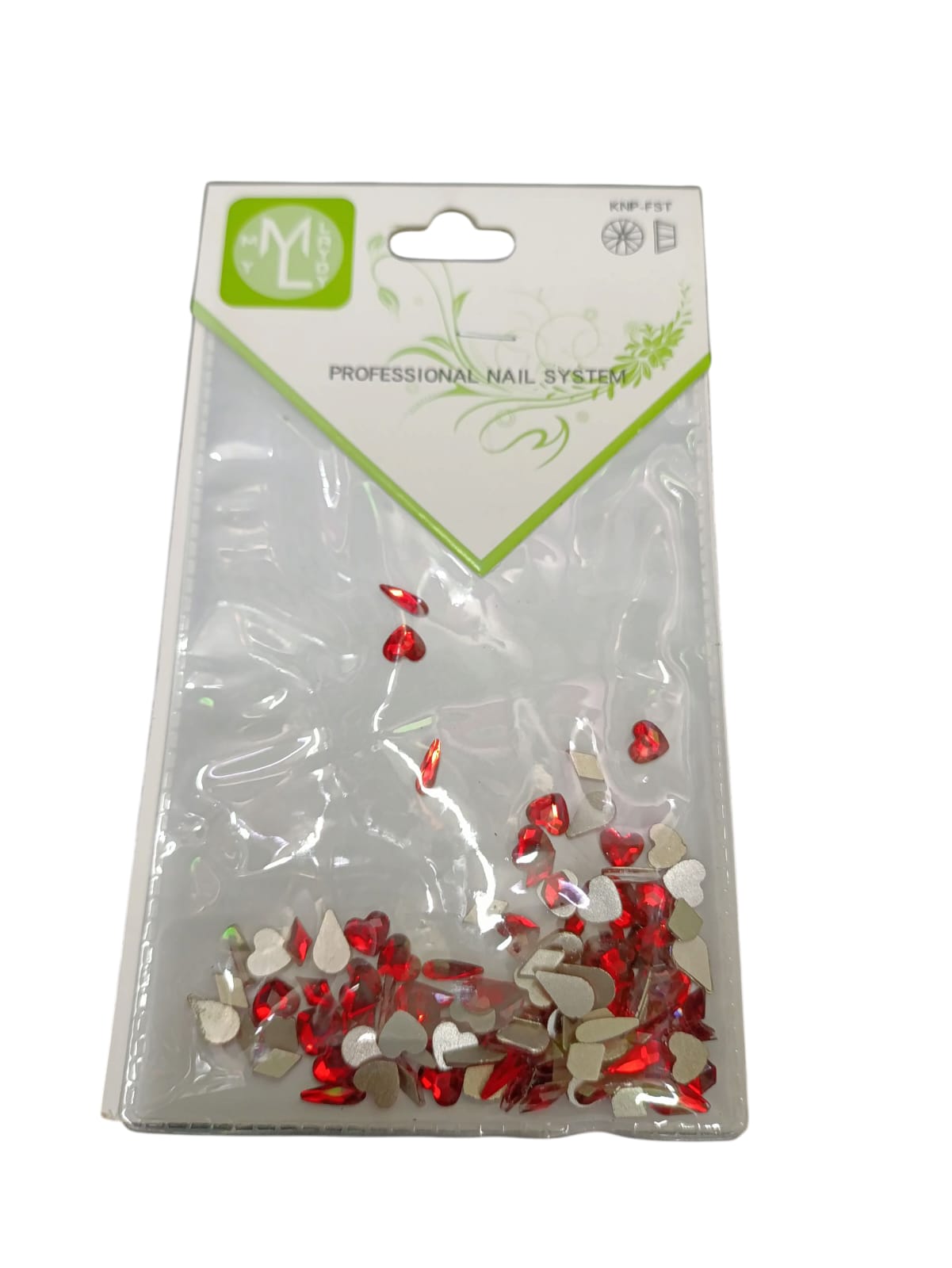 Piedra Mixta Roja ML Nails