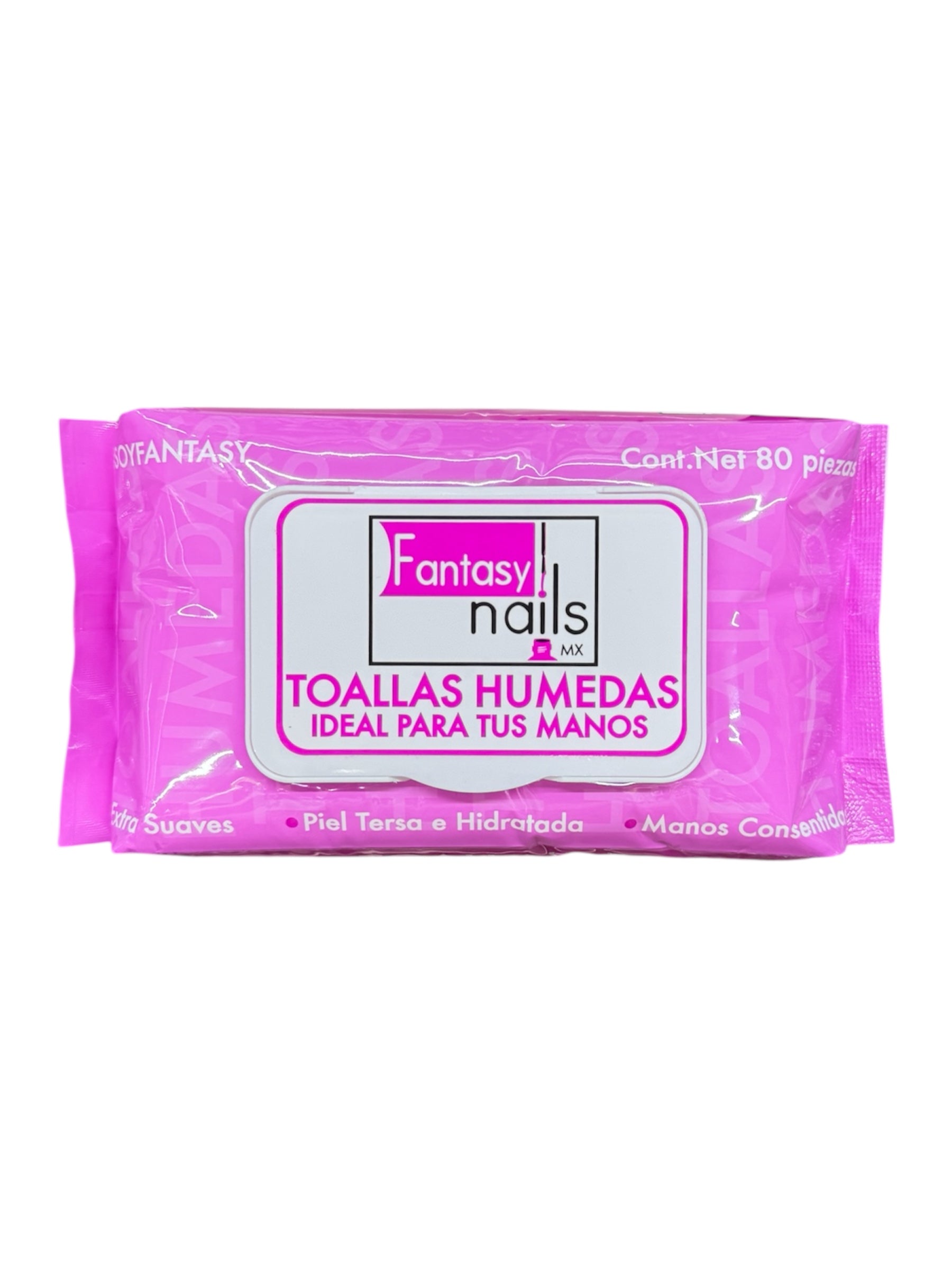 Toallas Humedas 80 pzas Fantasy Nails